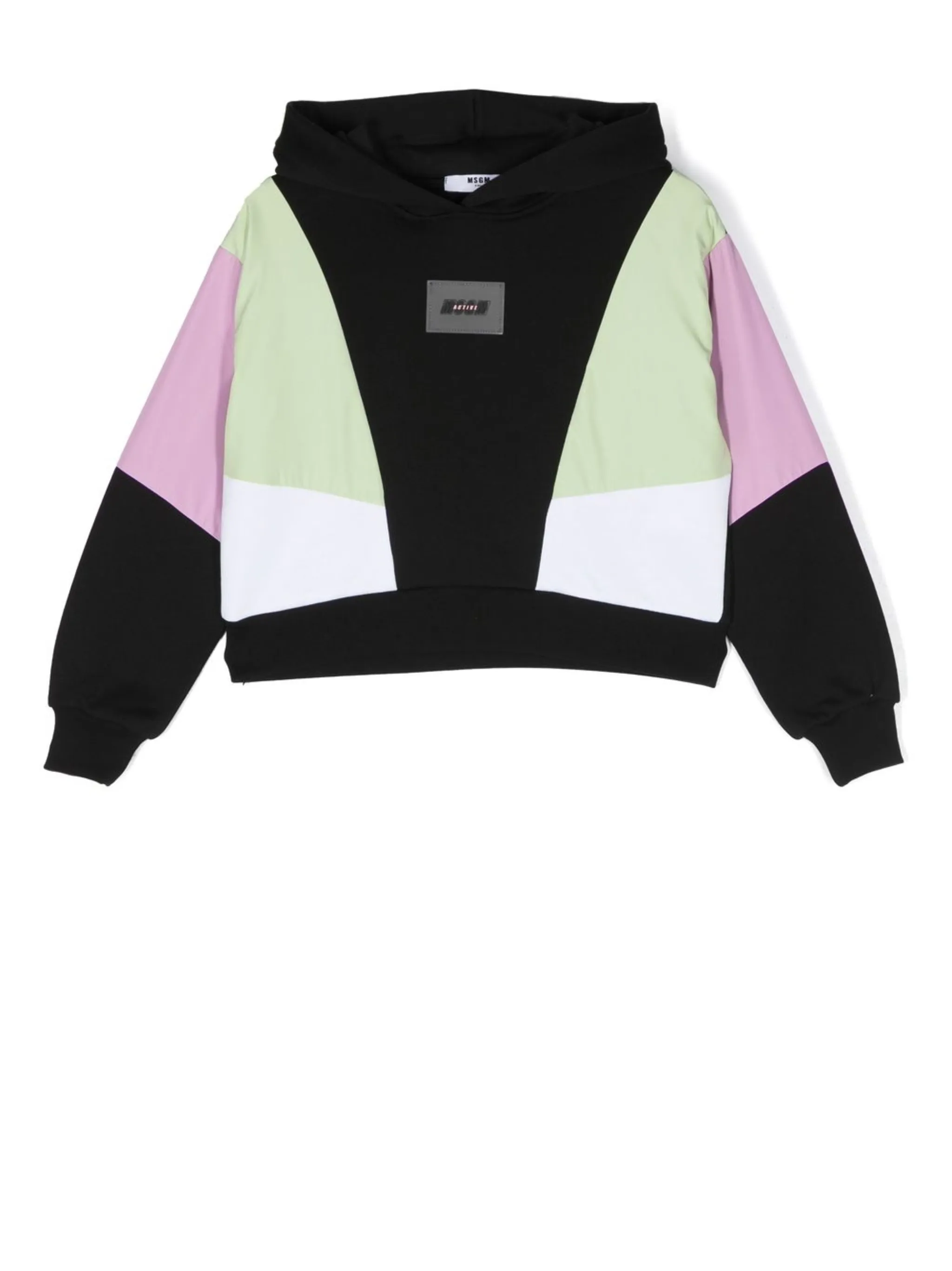 

Худи со вставками Msgm Kids, черный