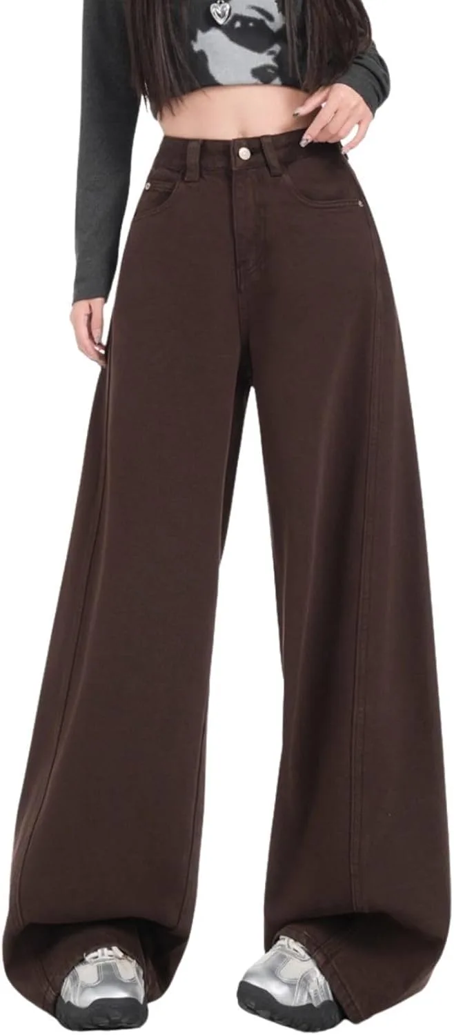 

Женские джинсы wide leg с высокой посадкой Chmnigma