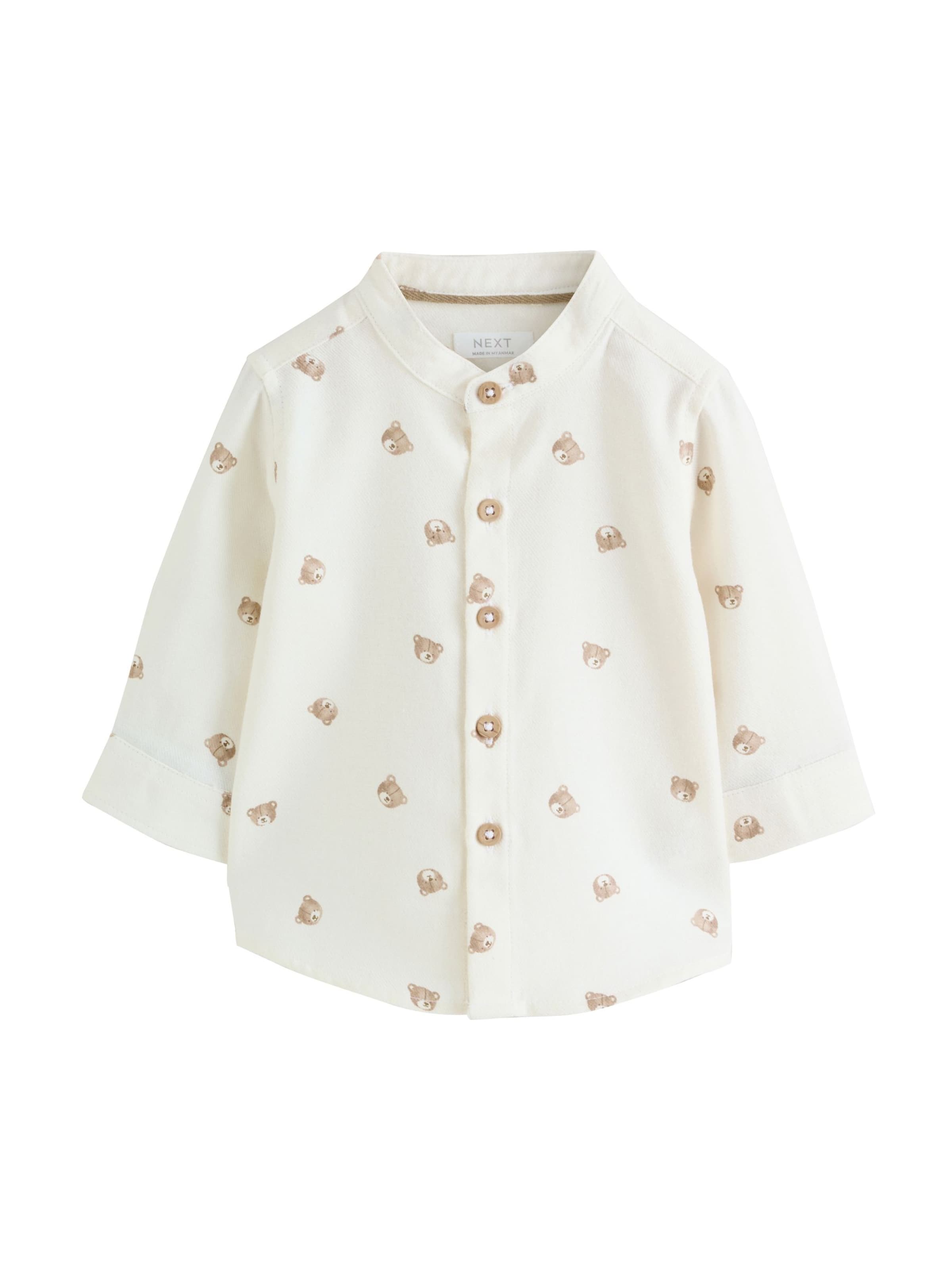 

Next Рубашка на пуговицах Regular fit в белом цвете