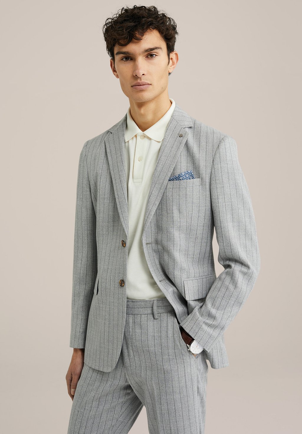 

Пиджак-блейзер Suit jacket WE Fashion, серый