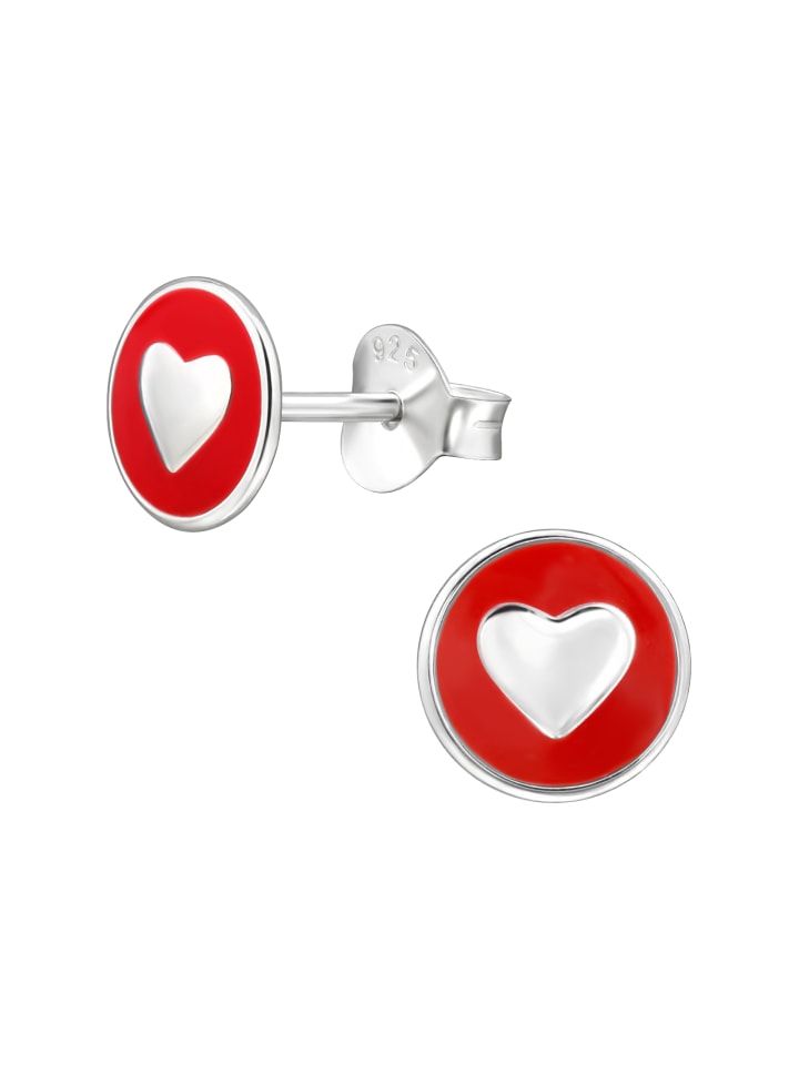 

Bungsa Красные серьги-гвоздики