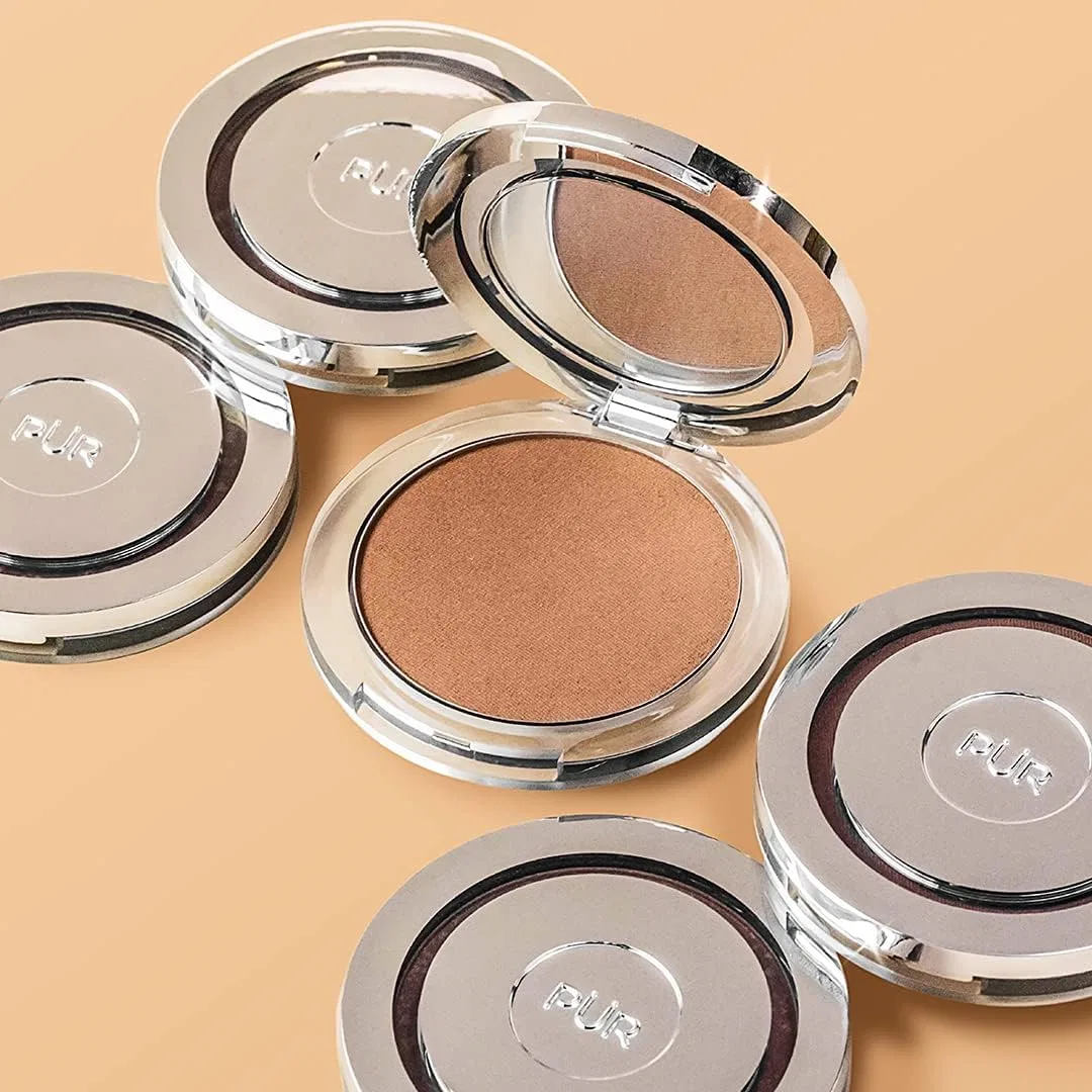 Пудра минеральная сияющая PUR Minerals Mineral Glow Skin Perfecting Powder, 10 г, оттенок бронзер — фото 4