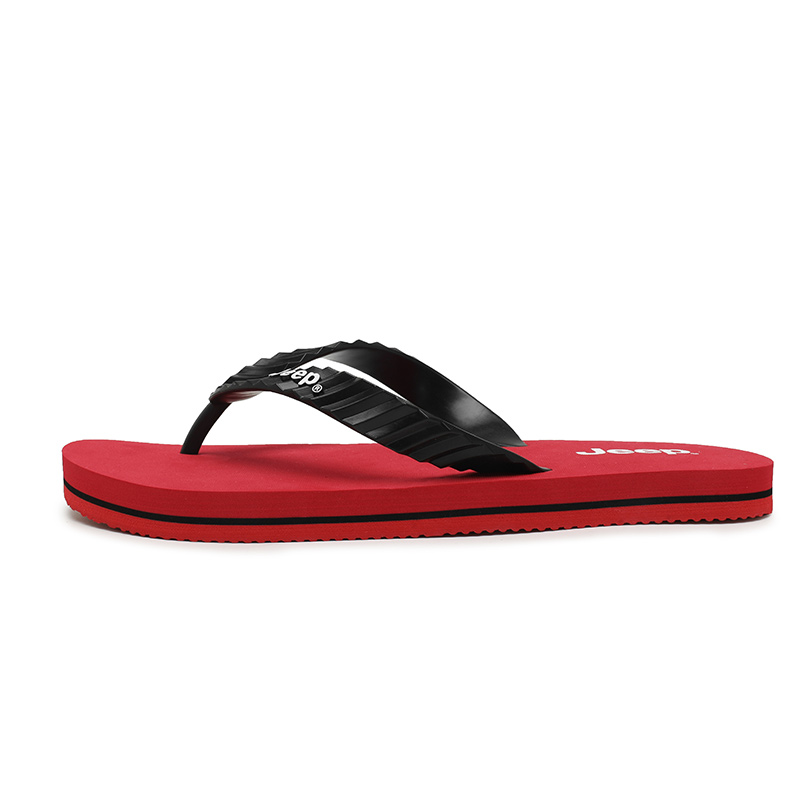 

Jeep Мужские шлепанцы на резиновой подошве красные, цвет Red