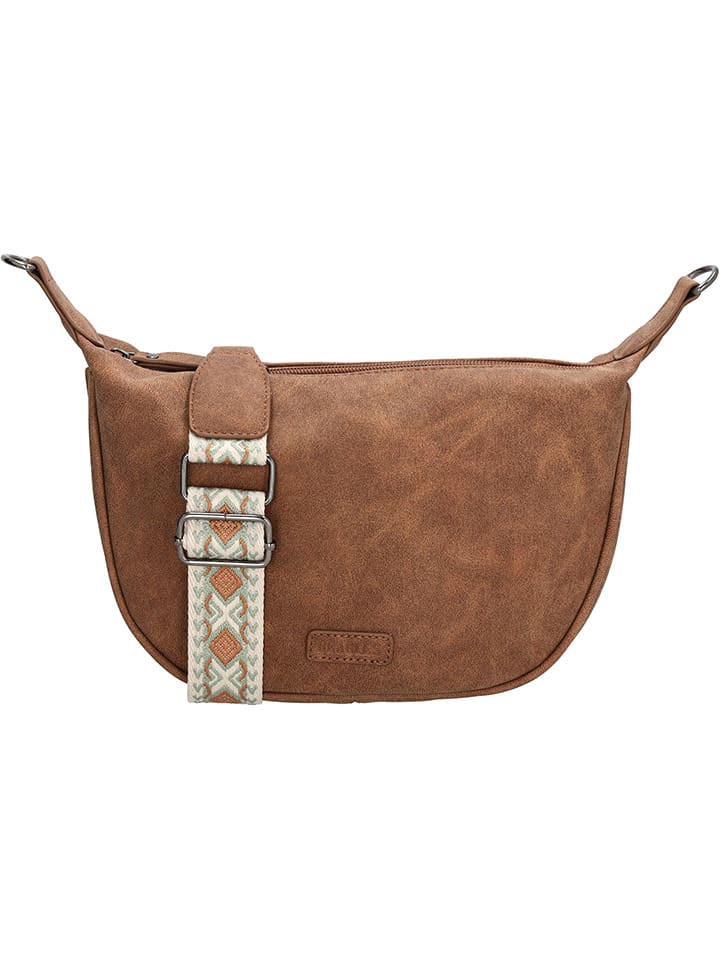 

Сумка через плечо Malaga светло-коричневого цвета - (Ш)28 x (В)18 x (Г)8 см Beagles