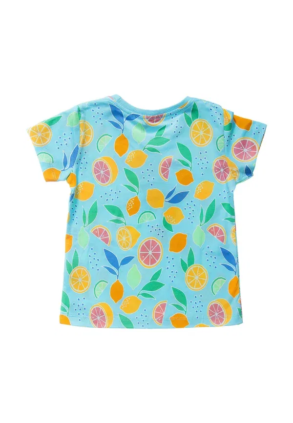 Футболка с принтом Villervalla 0143mna print t-shirt, лимонный бриз — фото 2