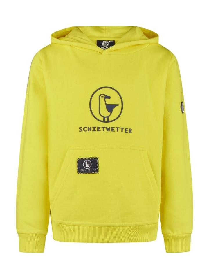 

Пуловер с капюшоном SCHIETWETTER, цвет yellow/navy