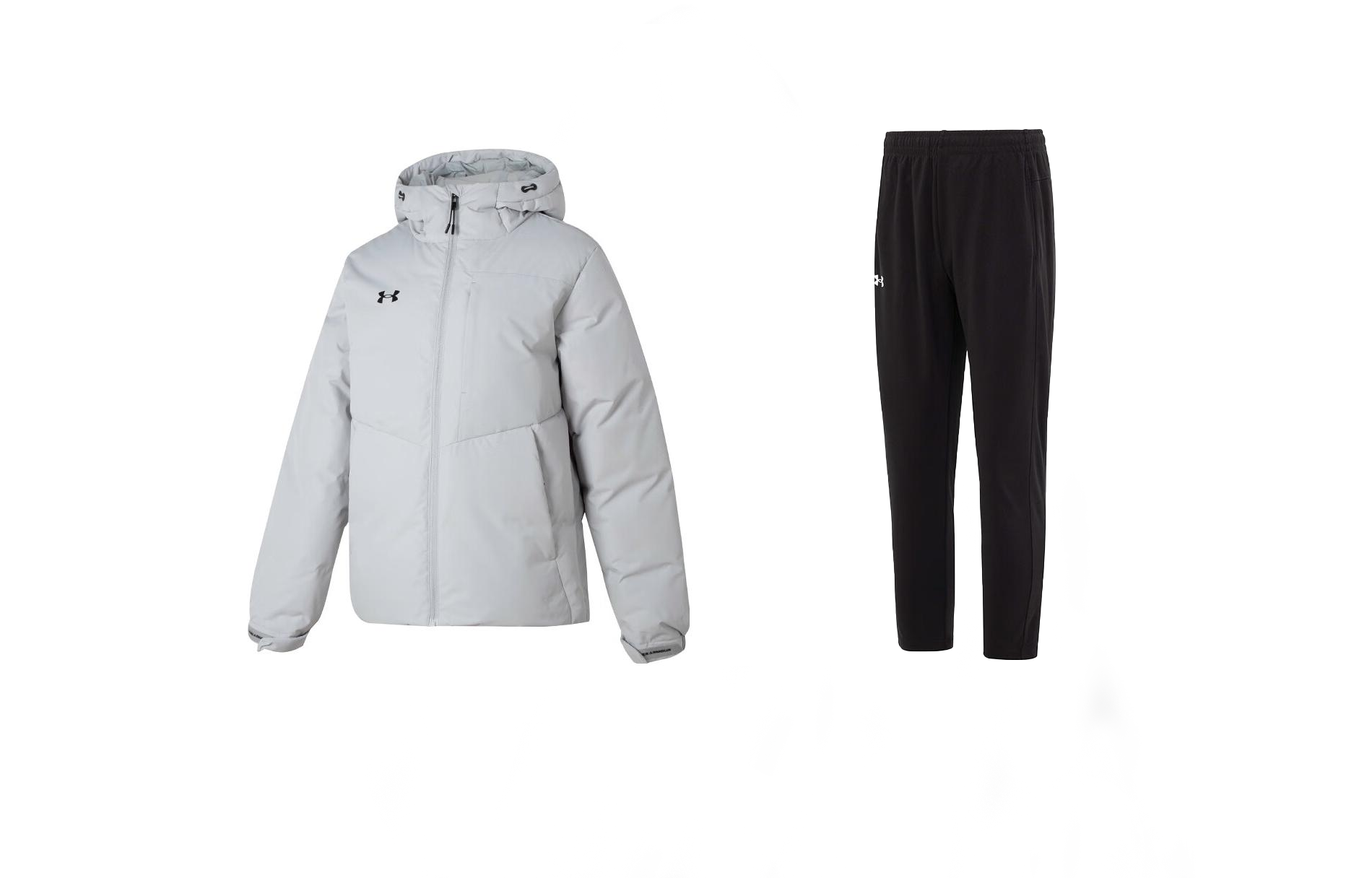 

Повседневная спортивная одежда для мужчин Under Armour, Clothing Sets (Light Gray+Black)