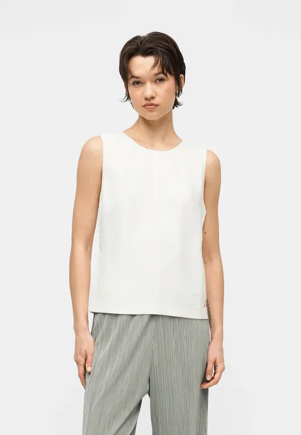 Блуза фактурная Calvin Klein, тофу