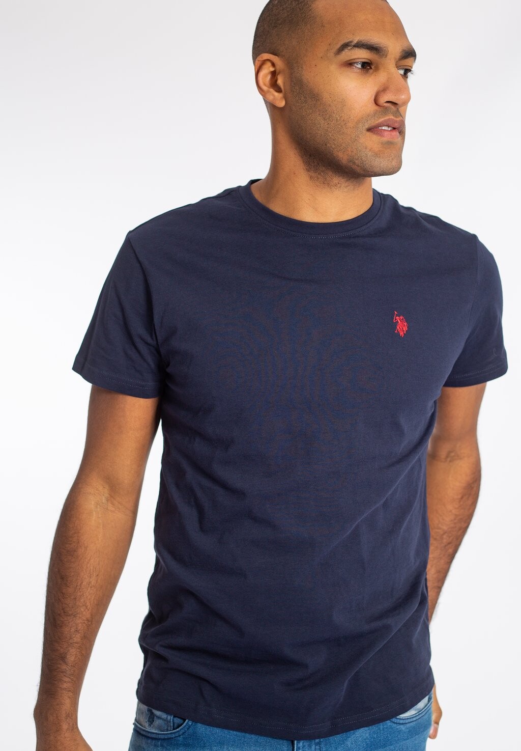 Базовая футболка Arjun U.S. Polo Assn., цвет dark sapphire — фото 3