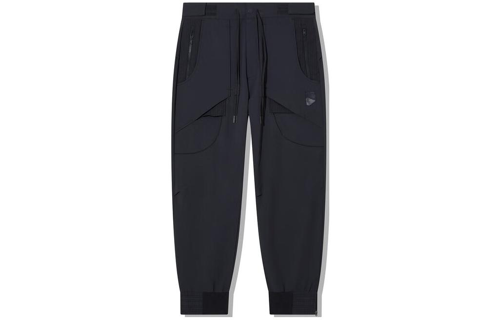 

LiNing Li Ning X Jackie Chan Co branded Kung Fu Series повседневные брюки мужские charcoal black