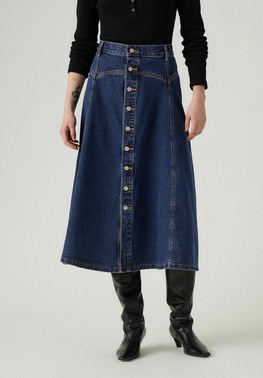 

Юбка Levi's YOKED WESTERN, Slightly Circular/Blue Denim