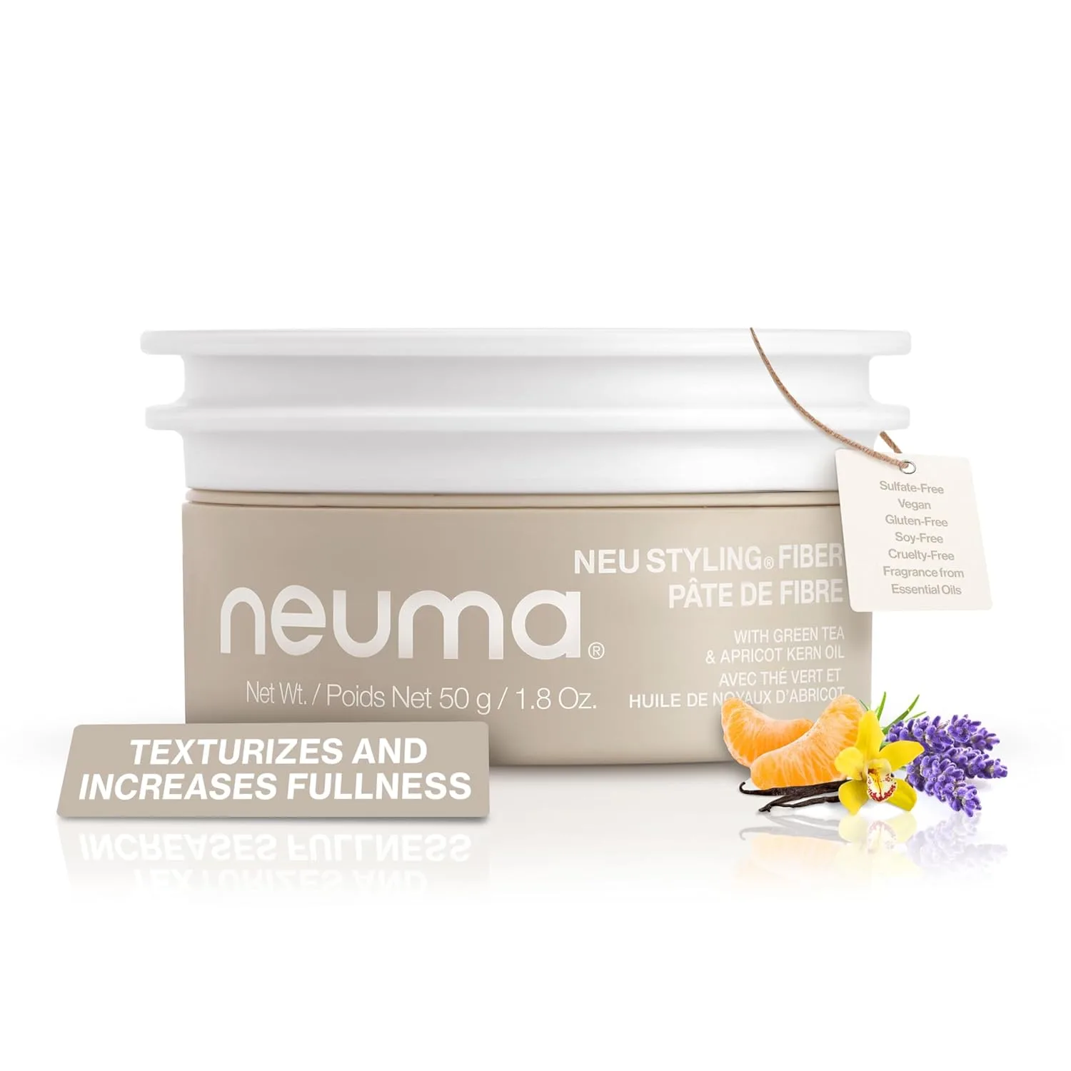 Наполнитель для укладки волос Neuma Neu Styling Hair Fiber, 1,8 жидких унций. Аромат лаванды, мандарина и ванили. Текстурирующий наполнитель., Green
