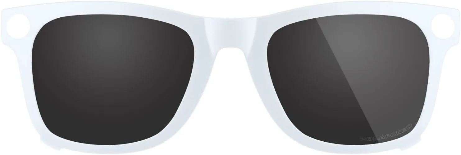 

Поляризованные солнцезащитные очки-клипсы для Ray-Ban Meta Wayfarer RW4012 (Gen 2) 50 мм, защита от выцветания - защитите свои глаза Fiskr, Classic Black