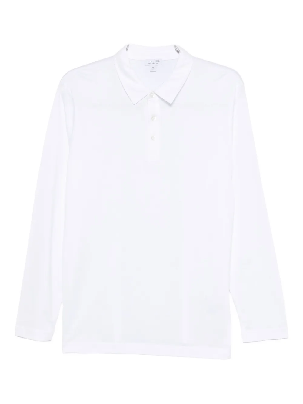 

Поло на пуговицах Sunspel, белый