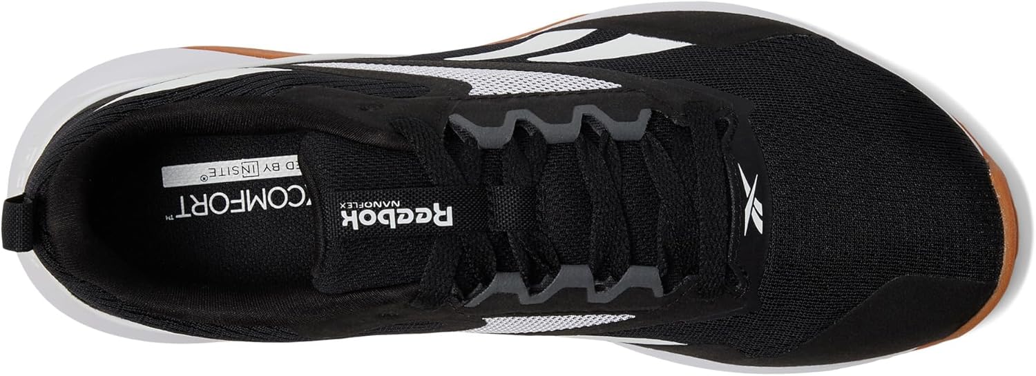 Мужские кроссовки Reebok Nanoflex Tr 2.0, белый/черный — фото 2