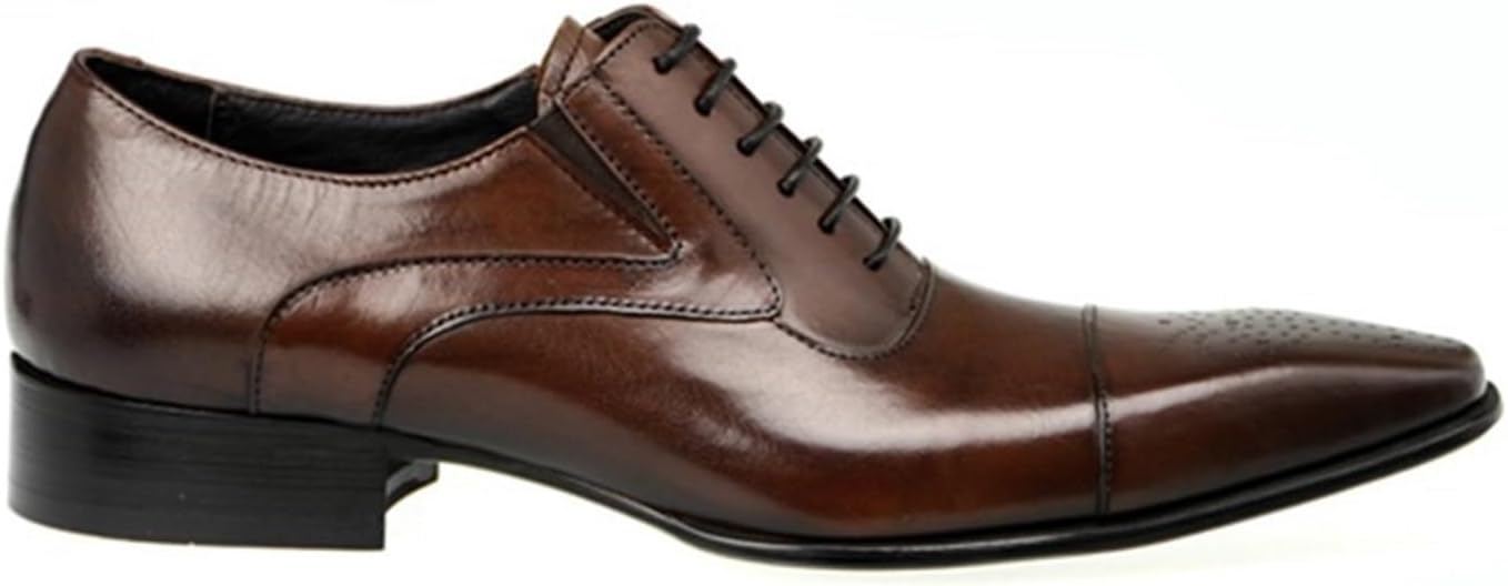 

Мужские классические туфли Оксфорды повседневные Бизнес туфли Dmgyck, коричневый