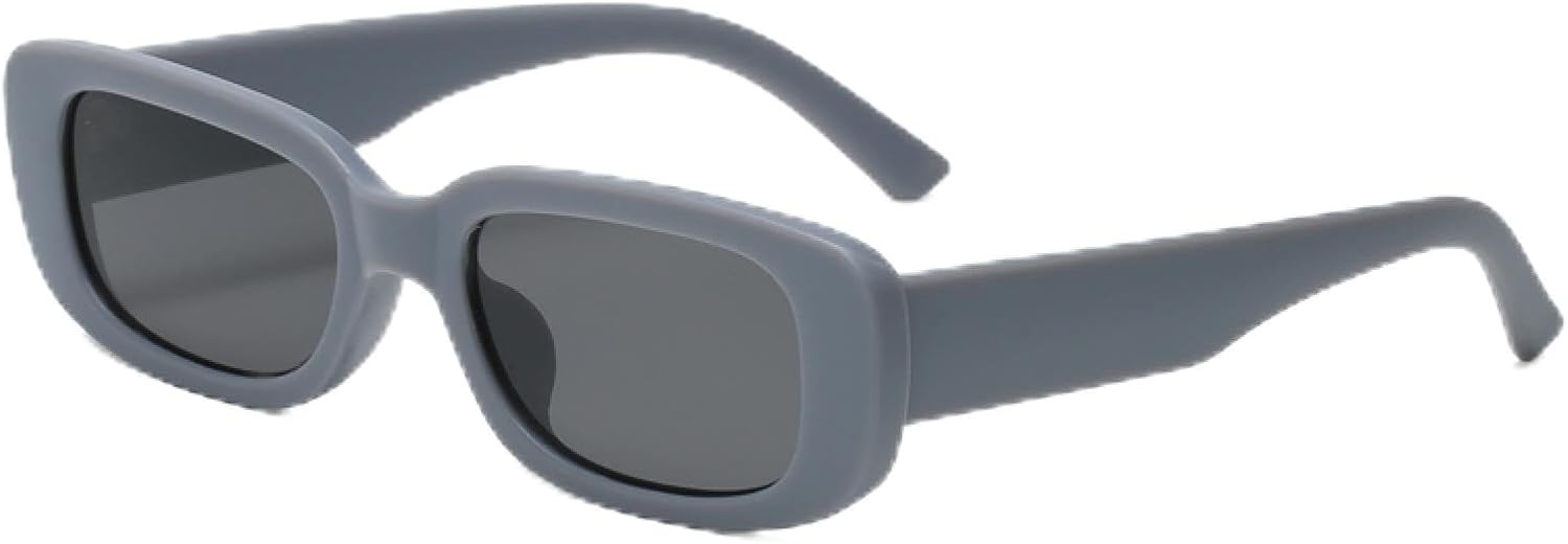 

Ретро-солнцезащитные очки маленького прямоугольного размера для женщин, популярные, с металлическими шарнирами, модные, для мужчин, с защитой от УФ-излучения UV400 HHZZYVY, 13