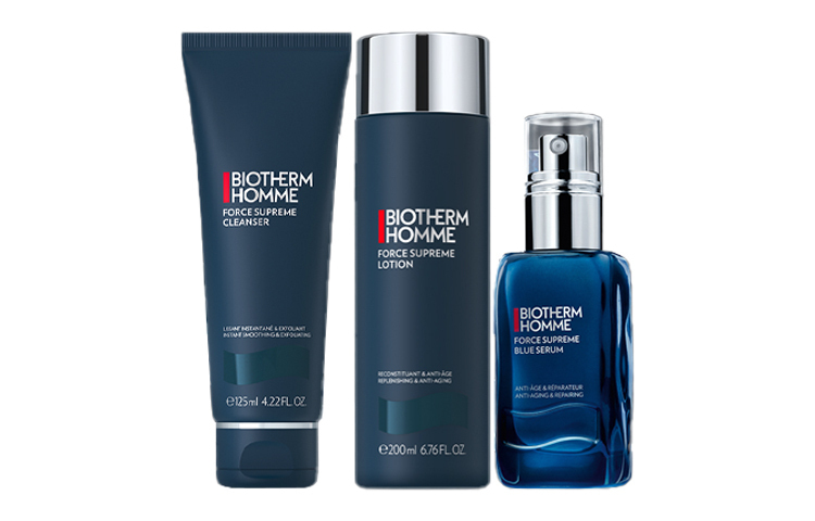 Мужской набор для ухода за кожей Biotherm Homme Force Supreme, 3 средства