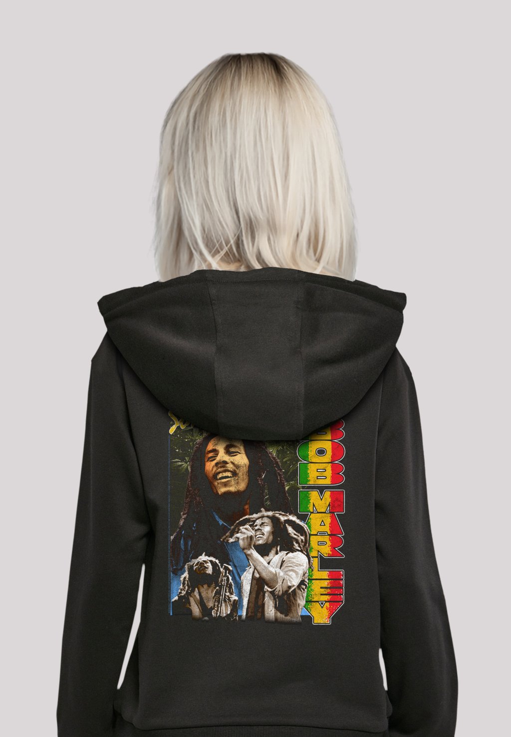 

Толстовка BOB MARLEY FREEDOM - Hoodie F4NT4STIC, черный