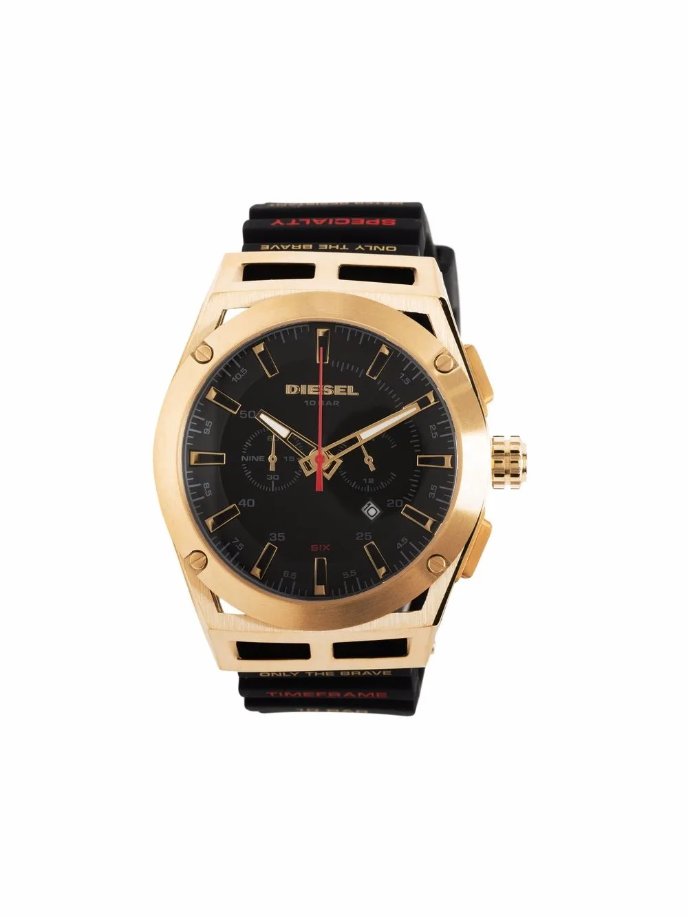 

Наручные часы Timeframe Chronograph 48 мм Diesel, черный