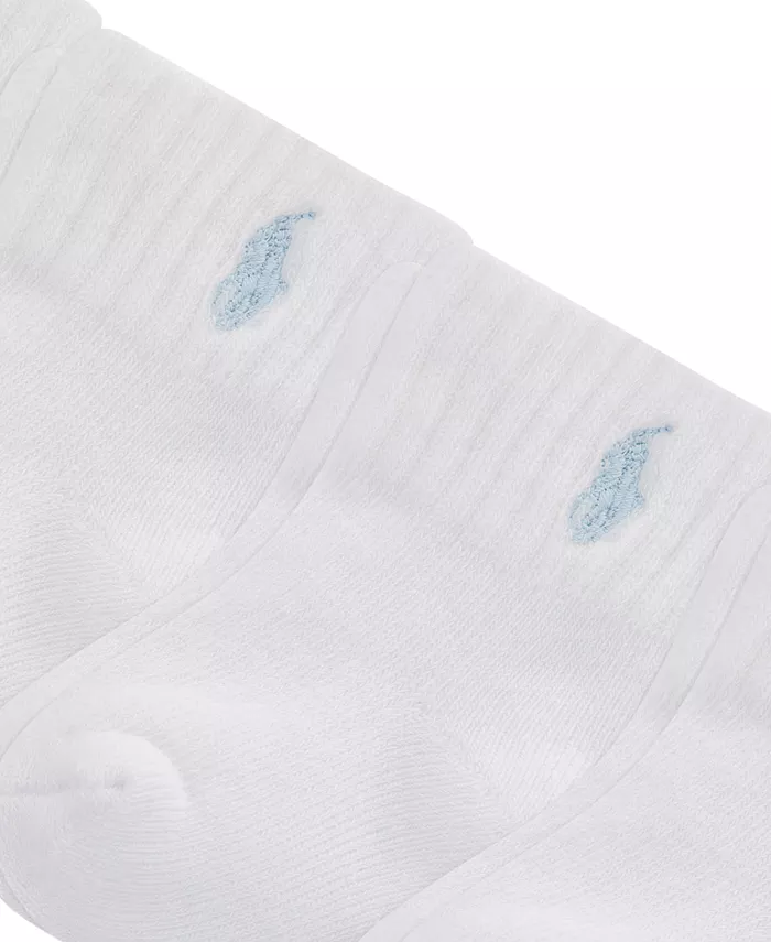 Детские носки Baby Sport Quarter Socks для мальчиков, набор 6 пар Polo Ralph Lauren, синий — фото 2