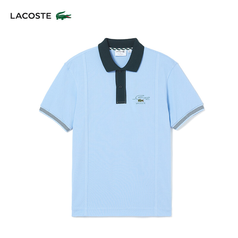 

Рубашка-поло мужская Lacoste с короткими рукавами, синий