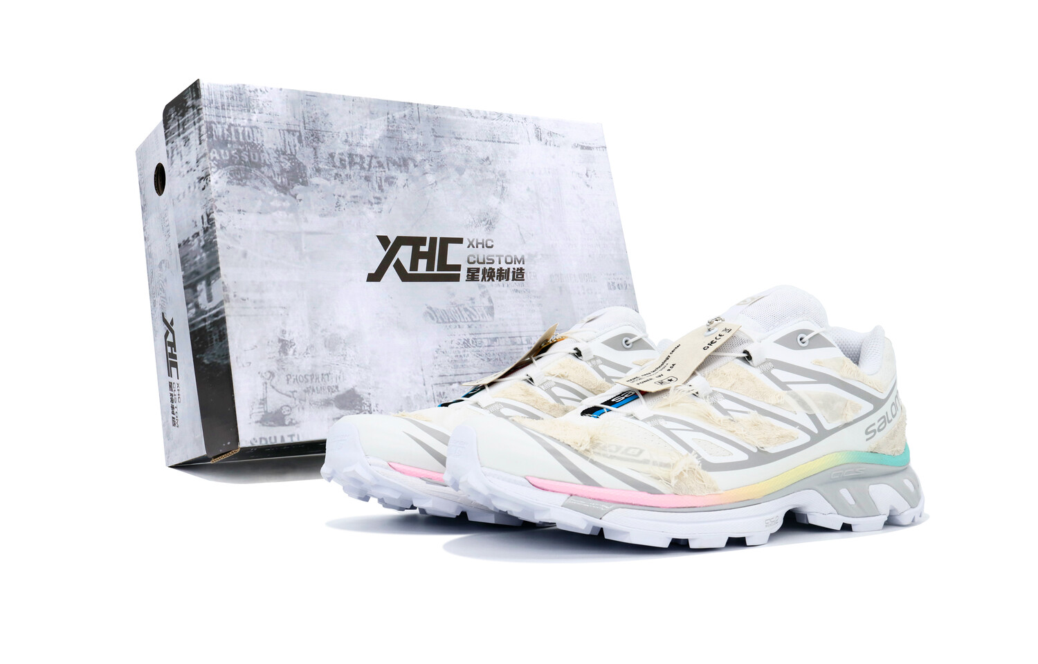 

Кроссовки XT-6 унисекс с низким верхом бежевый/белый Salomon