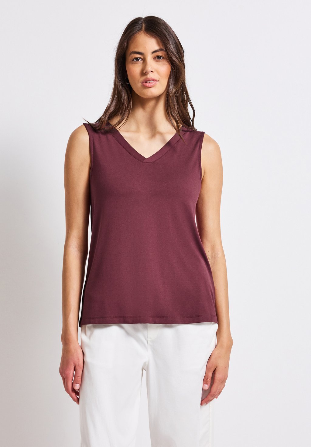 

Топ V-NECK Street One, темно-красный