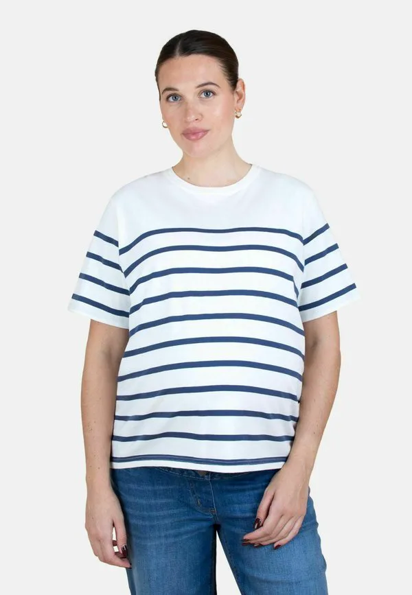 

Базовая футболка для беременных Jojo Maman Bébé, Blue, Синий, Базовая футболка для беременных Jojo Maman Bébé, Blue