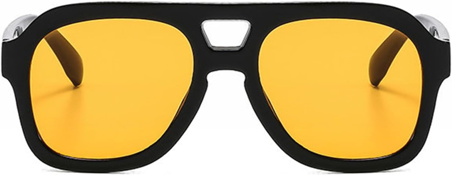 

Willochra — большие солнцезащитные очки-пилот для женщин и мужчин, модные, черные, в стиле панк, роскошные, с градиентным затемнением, защита от УФ-излучения UV400, C9