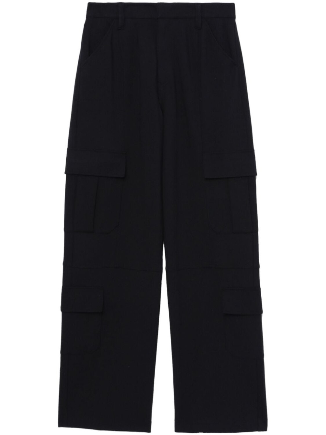 

Прямые брюки с потайной застежкой rag & bone, черный
