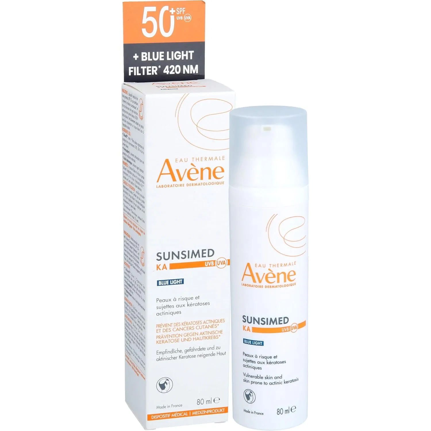Солнцезащитный спрей Avène Sunsimed SPF 50+ для чувствительной кожи, 80 мл ‎Avene — фото 3