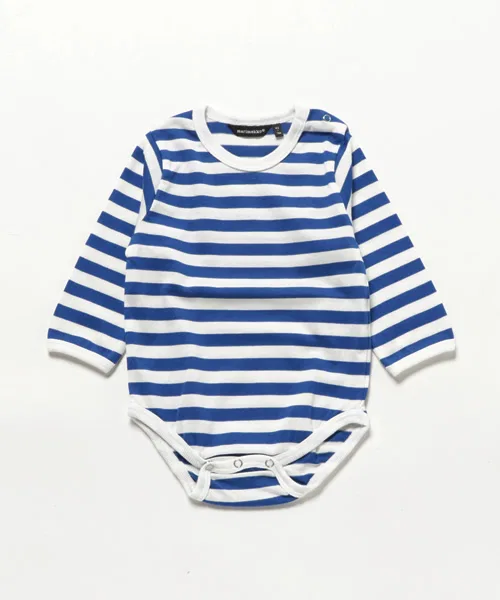 Ползунки Marimekko Tasaraita хлопковые синие