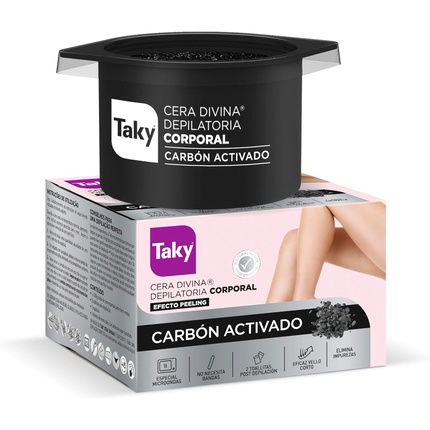 

Активированный уголь Divine Wax для депиляции тела 300 мл Taky