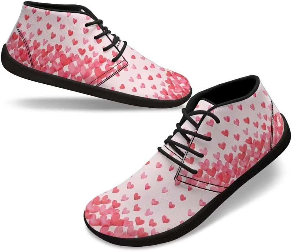 

Широкие кроссовки для ходьбы для женщин и мужчин Fuialdolg, розовый