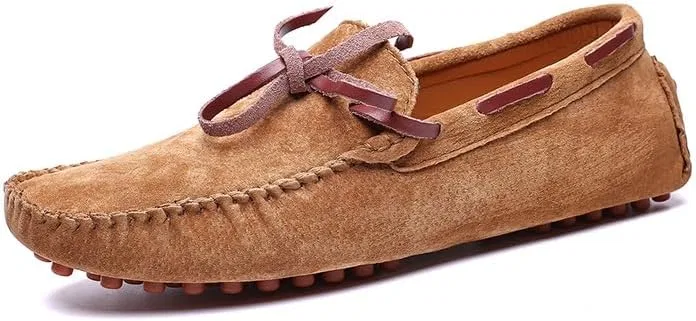 Лоферы замшевые мужские, Brown SayfuR