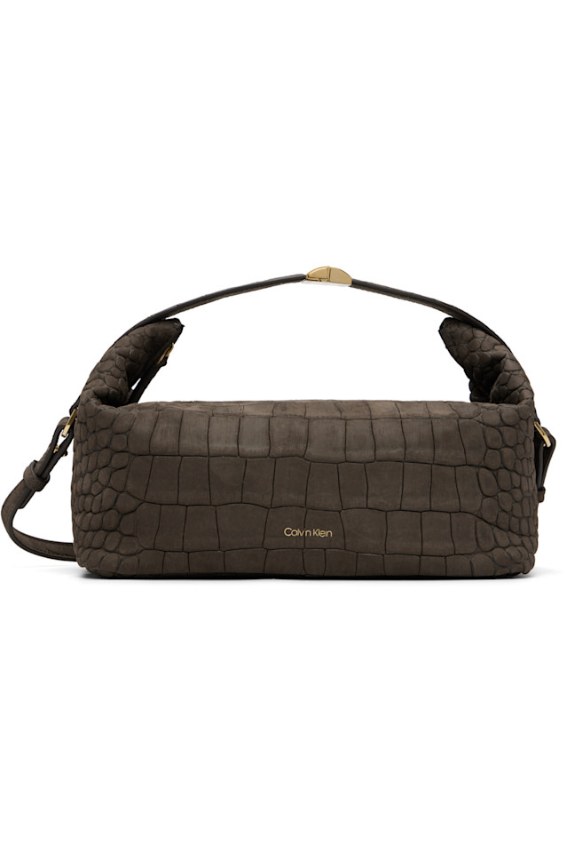 

Calvin Klein Collection Небольшая мягкая косметичка на молнии Brown andy