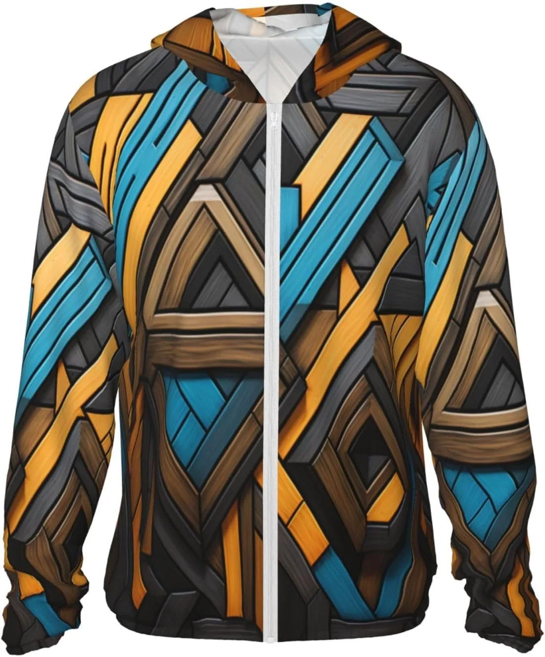 

Комбинированная худи с защитой от солнца для мужчин и женщин — легкая куртка на молнии с длинными рукавами HMBGFW