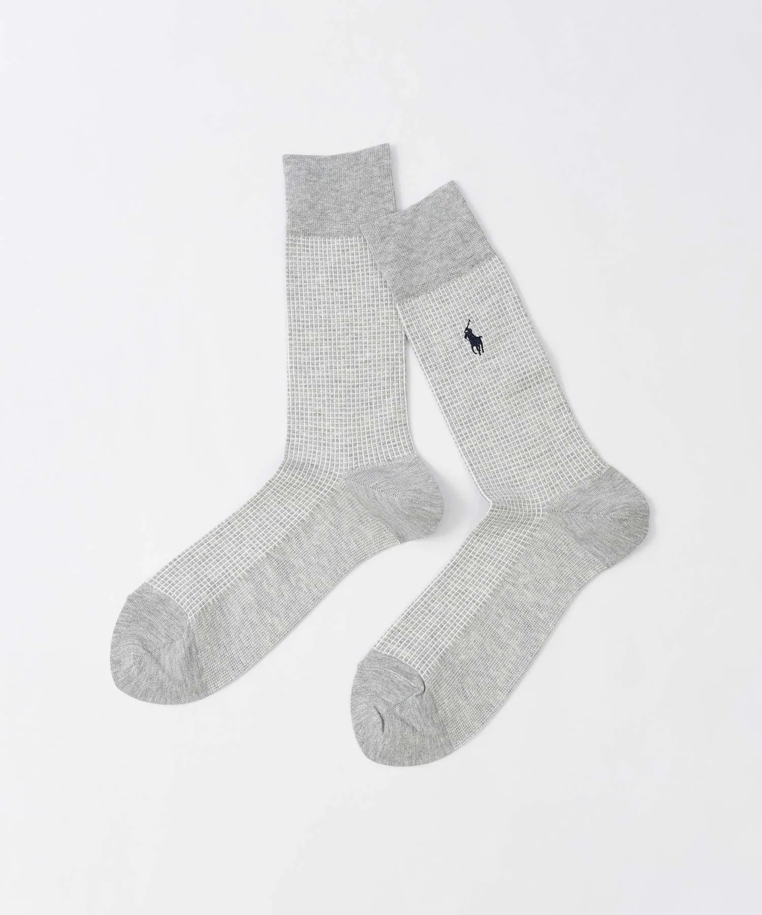 Носки POLO RALPH LAUREN из американского хлопка с клетчатым узором "Pin Check" для делового повседневного стиля 02042711