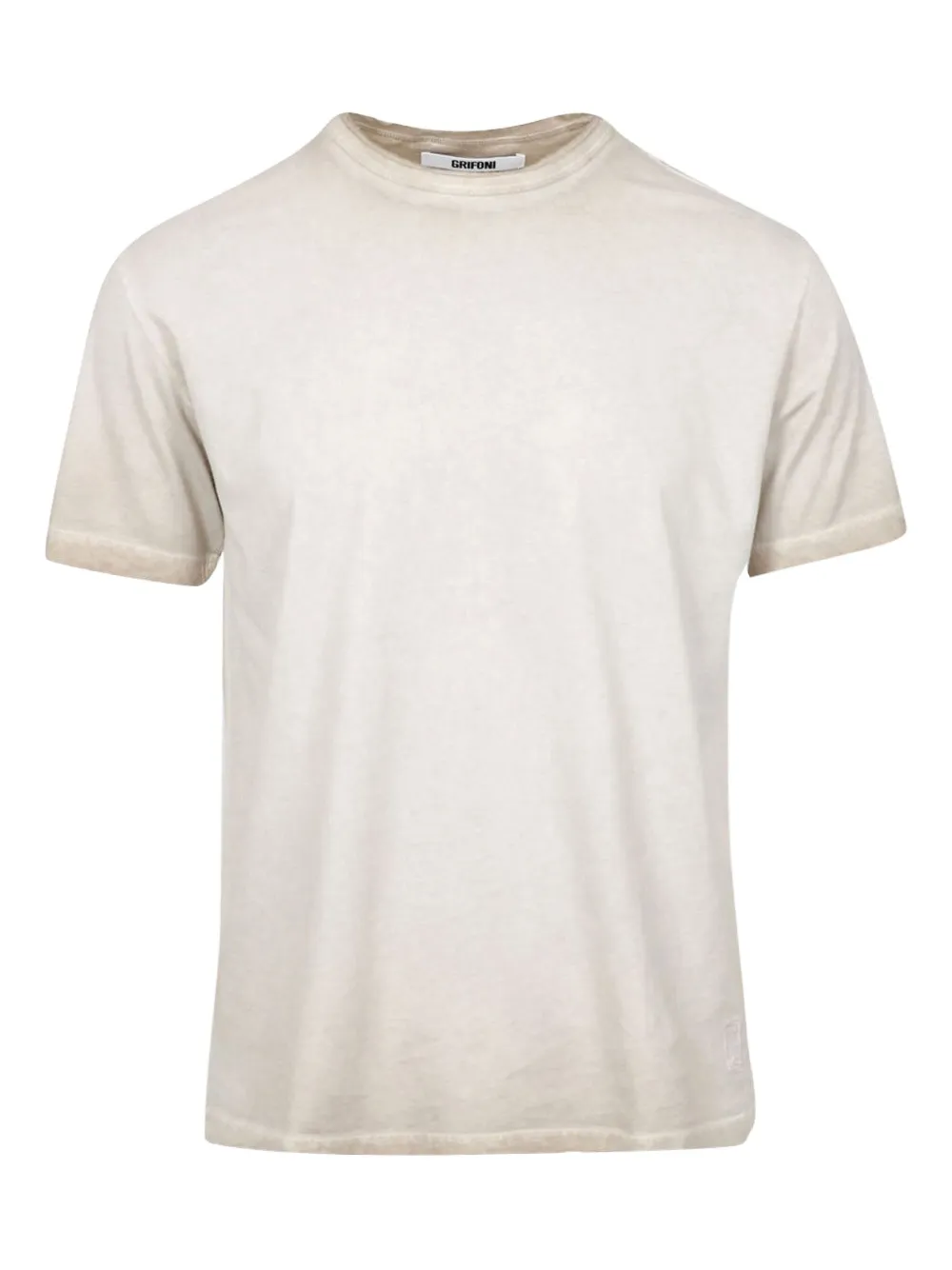 

Футболка с короткими рукавами и круглым вырезом Grifoni, нейтральный
