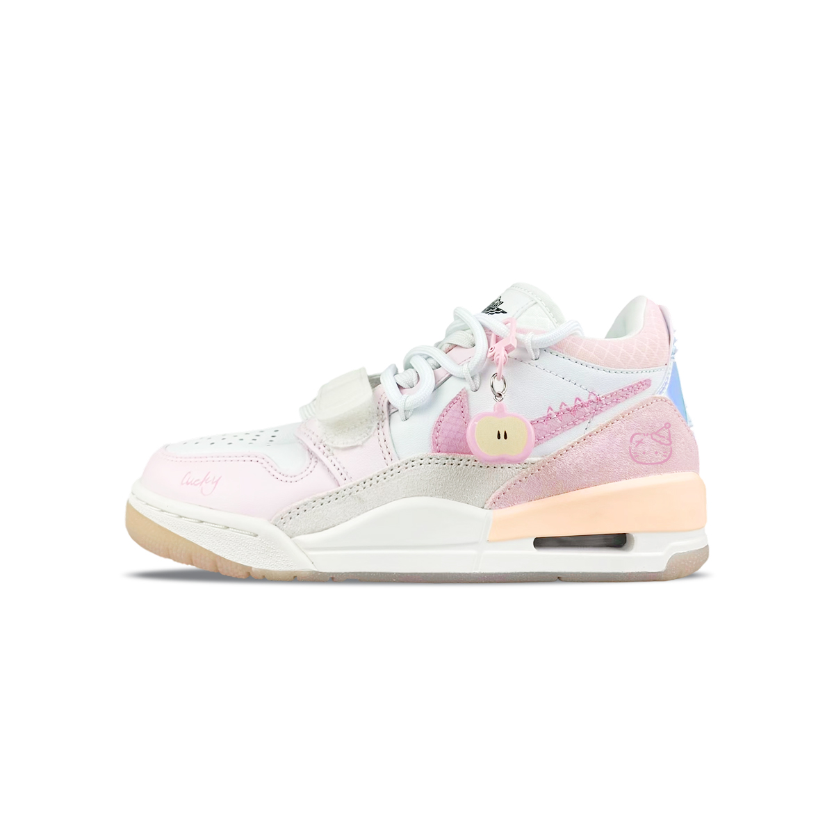 

Jordan Legacy 312 Low WMNS CNY Abrasion Resistant Low top Vintage Basketball Shoes Unisex Pink White