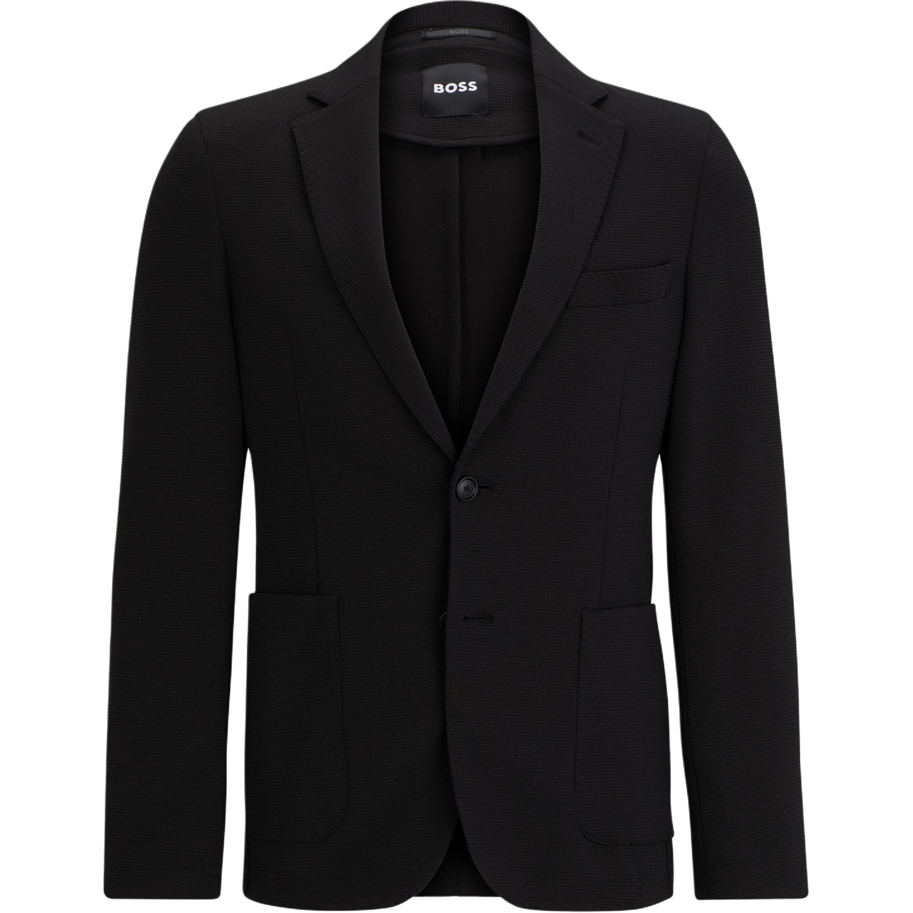 

HUGO BOSS Мужской черный пиджак Business Suit Coat, Black