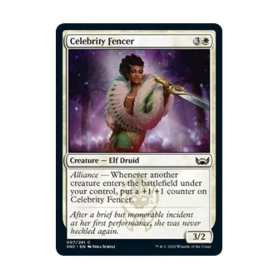 

CCG Знаменитый фехтовальщик (К), MTG - Streets of New Capenna