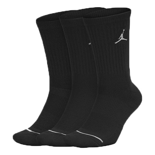 

Носки Air Jordan Everyday Max Crew Basketball Sports Socks 3 Pairs 'Black', черный
