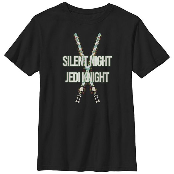 

Футболка с принтом Boys husky silent night jedi night Star Wars