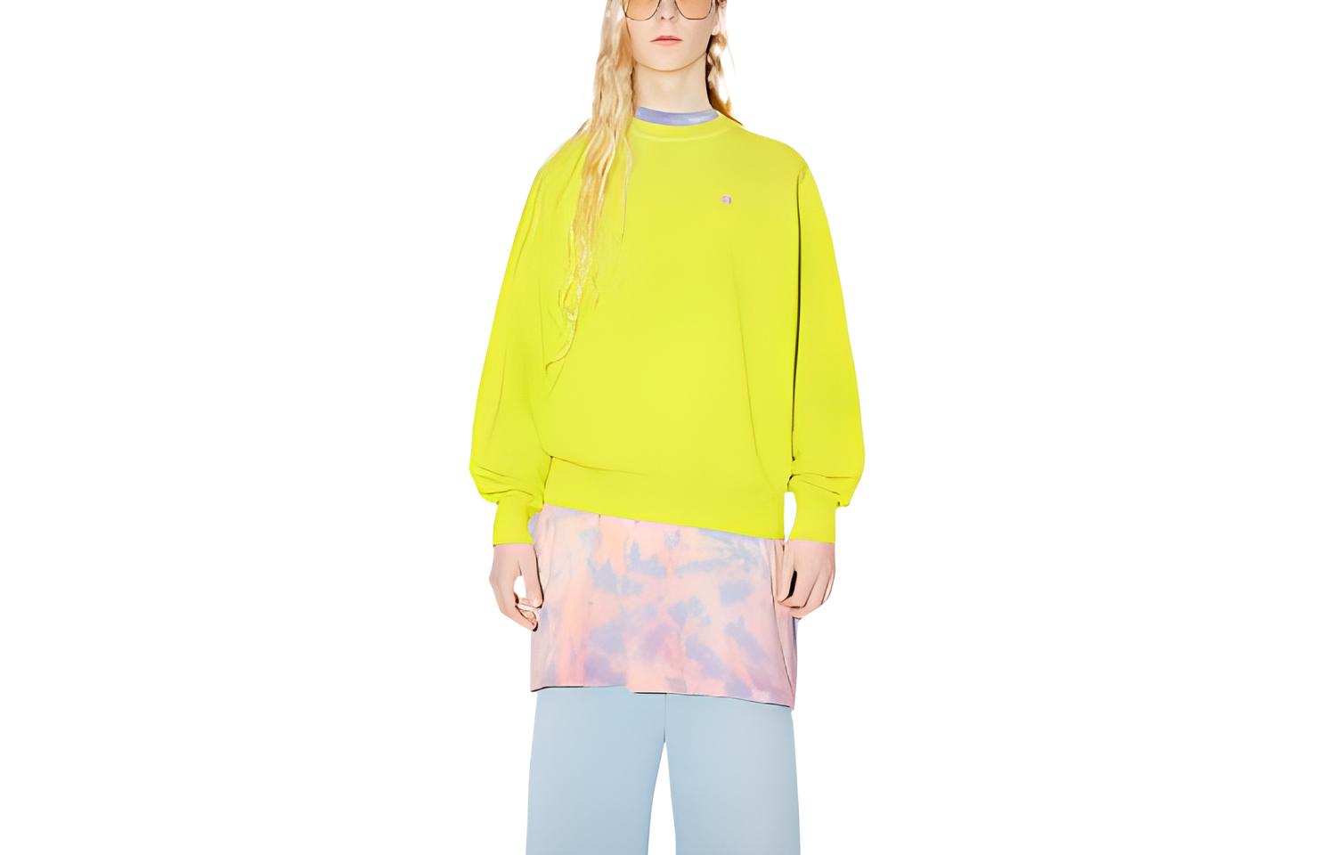 

Футболка унисекс желтая Acne Studios