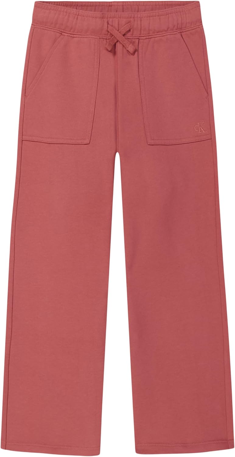 

Уютные домашние брюки Calvin Klein для девочек, мягкие и удобные, French Terry Mauvewood