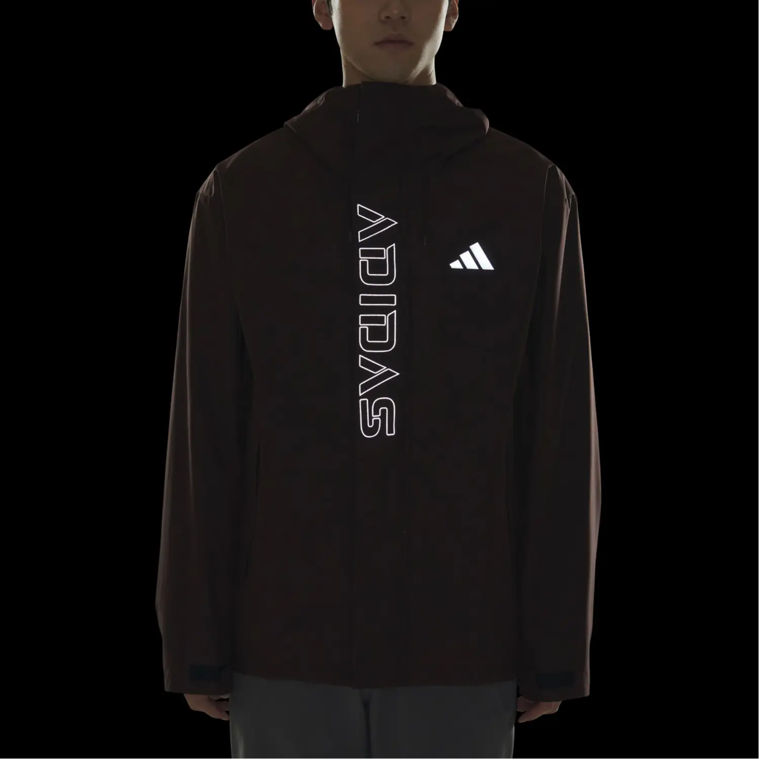 Adidas Куртка унисекс темно-серо-коричневая, Dark Gray Brown — фото 3