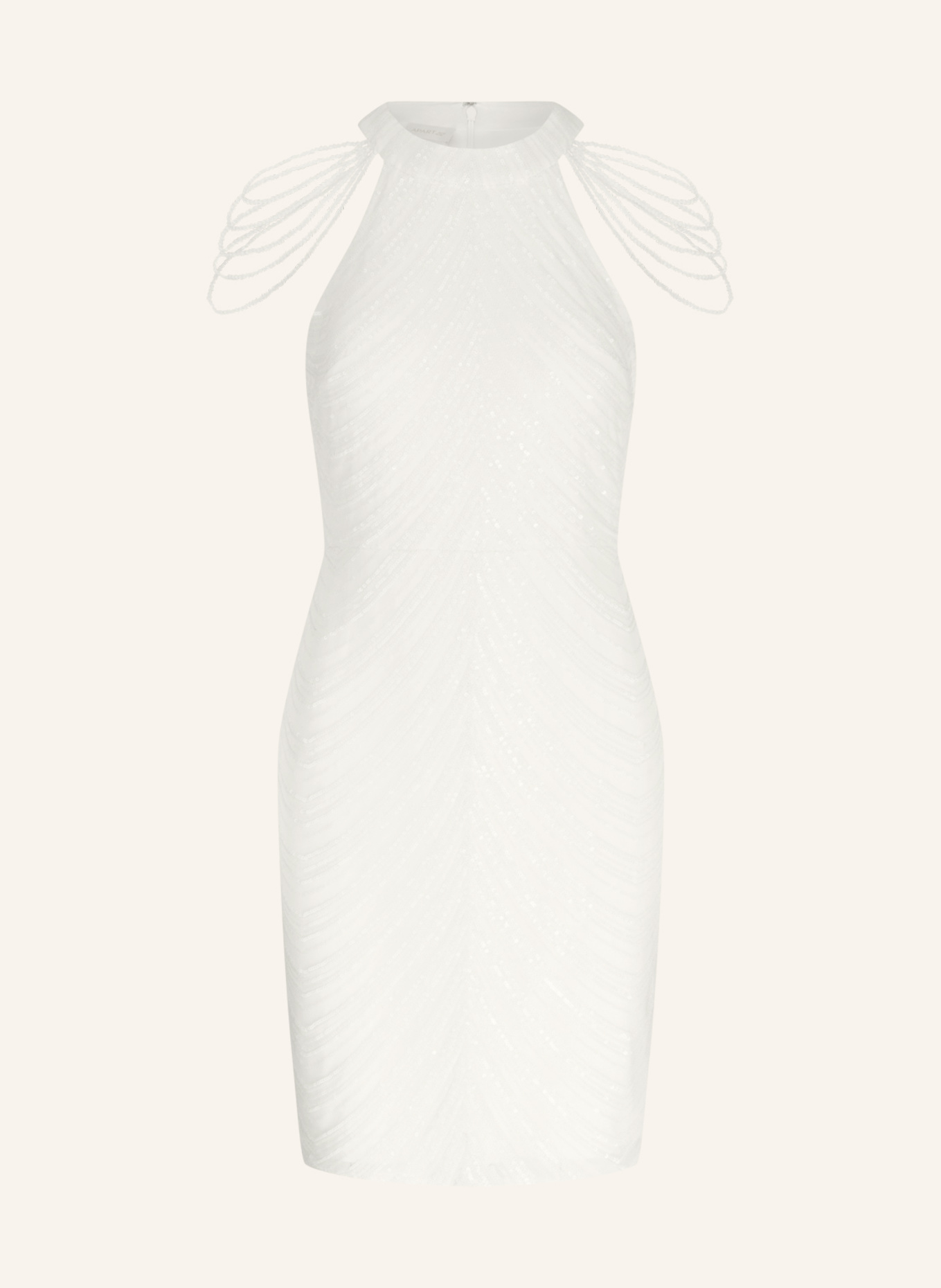 

Короткое платье с пайетками Apart, бежевый