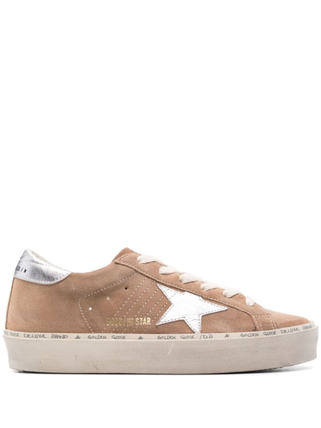 

Golden Goose кеды Hi Star, нейтральный цвет